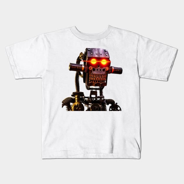 Robot Ralph Kids T-Shirt by AlienMirror